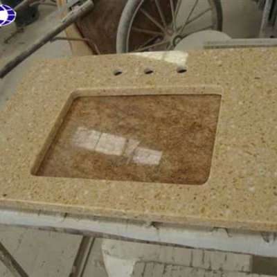 Бежевый туалетный столик из искусственного мрамора Profile Picture