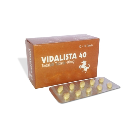 Vidalista 40 mg | Buy Vidalista 40mg by PayPal or Credit card | Med2Kart