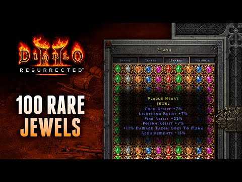 100 Rare Jewels on Ladder - Diablo 2 Resurrected (D2R)
