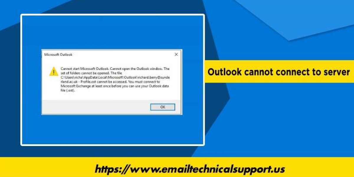 In order to fix the problem of Outlook cannot connect to server, what should I do?