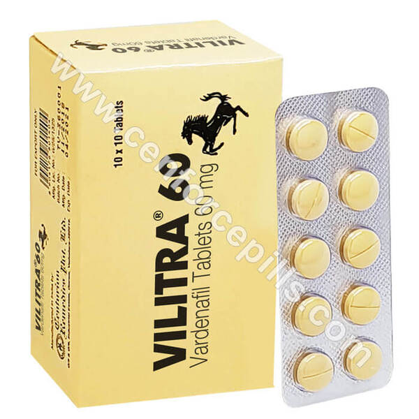 Buy Vilitra 60 mg Tablet Online | Get【 50% OFF 】Discount