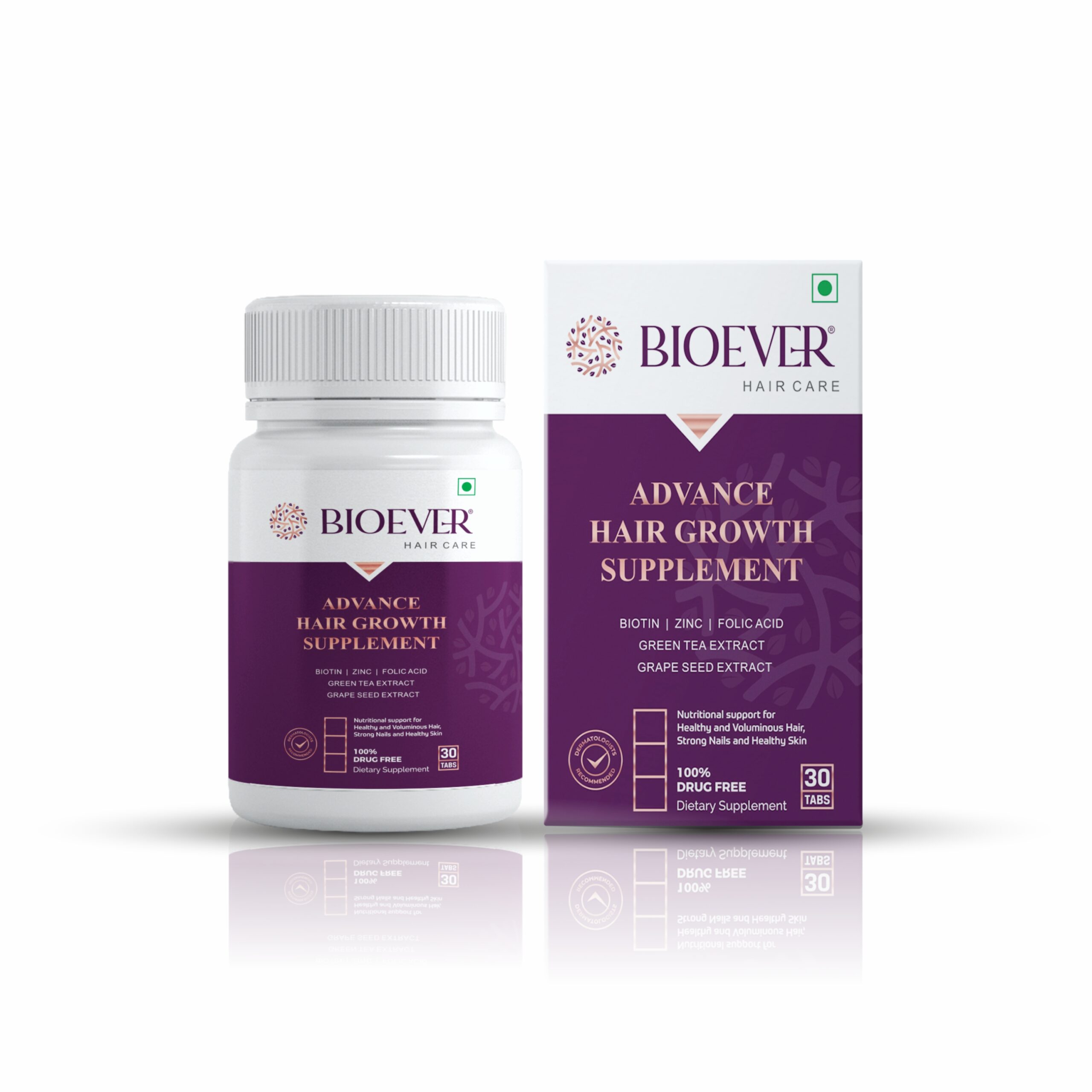 Buy Biotin for Hair growth & hair fall tablet at bioever