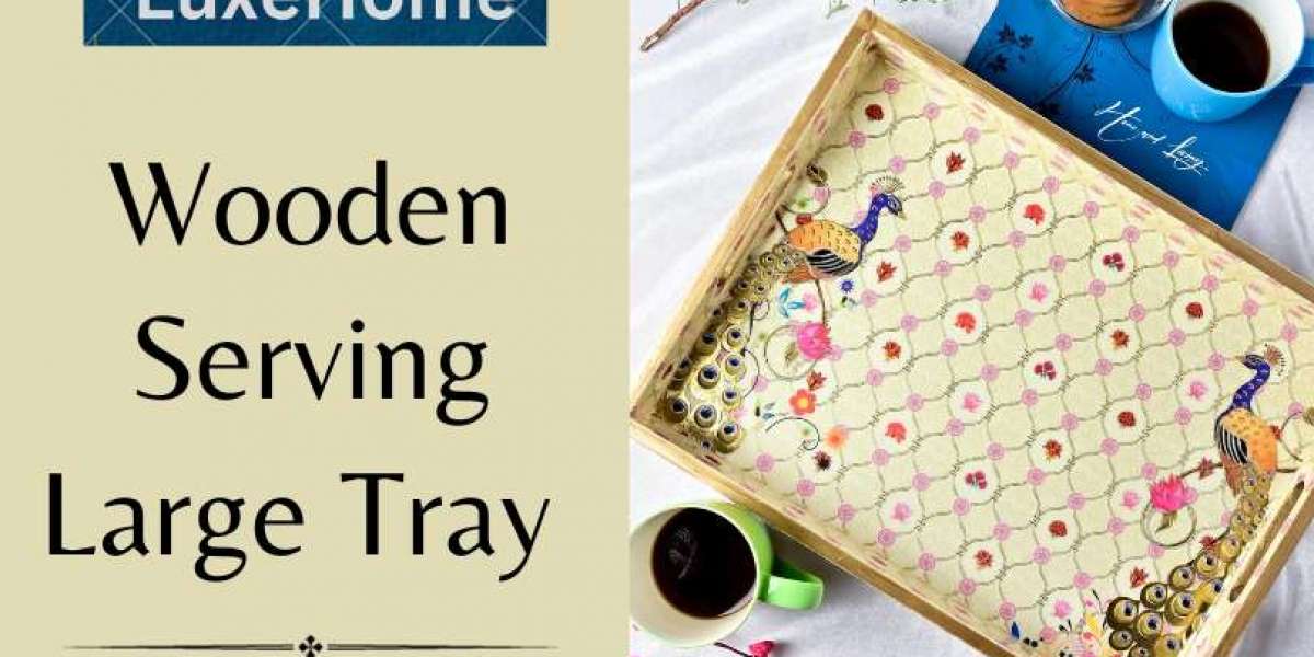 Buy Large Serving tray for tea and biscuits Online at  Best Price