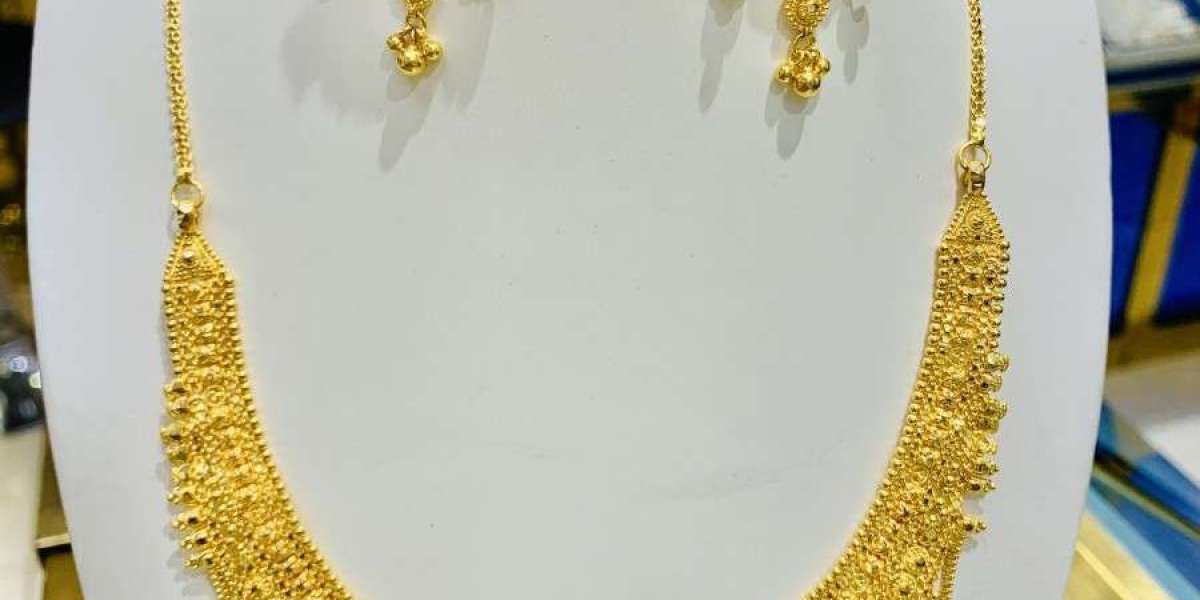 "Asian Opulence: Unveiling the Beauty of Gold Necklace Sets in Traditional Adornments"