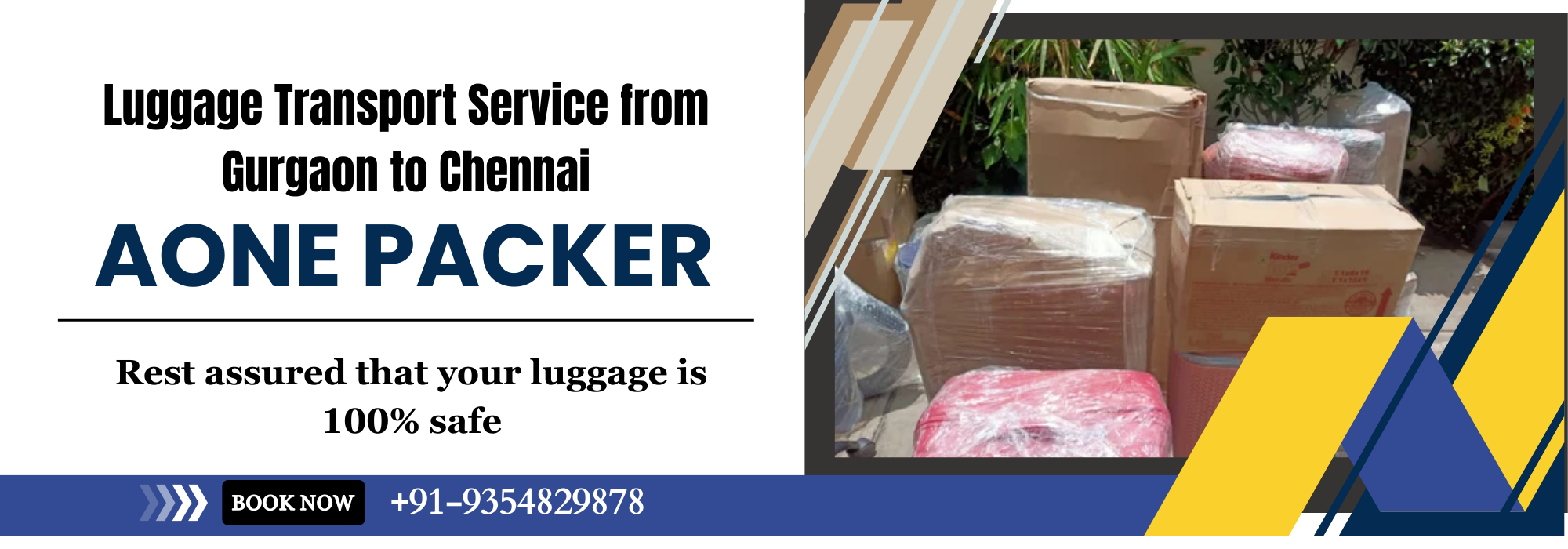 Luggage Transport Service from Gurgaon to Chennai - Best 1