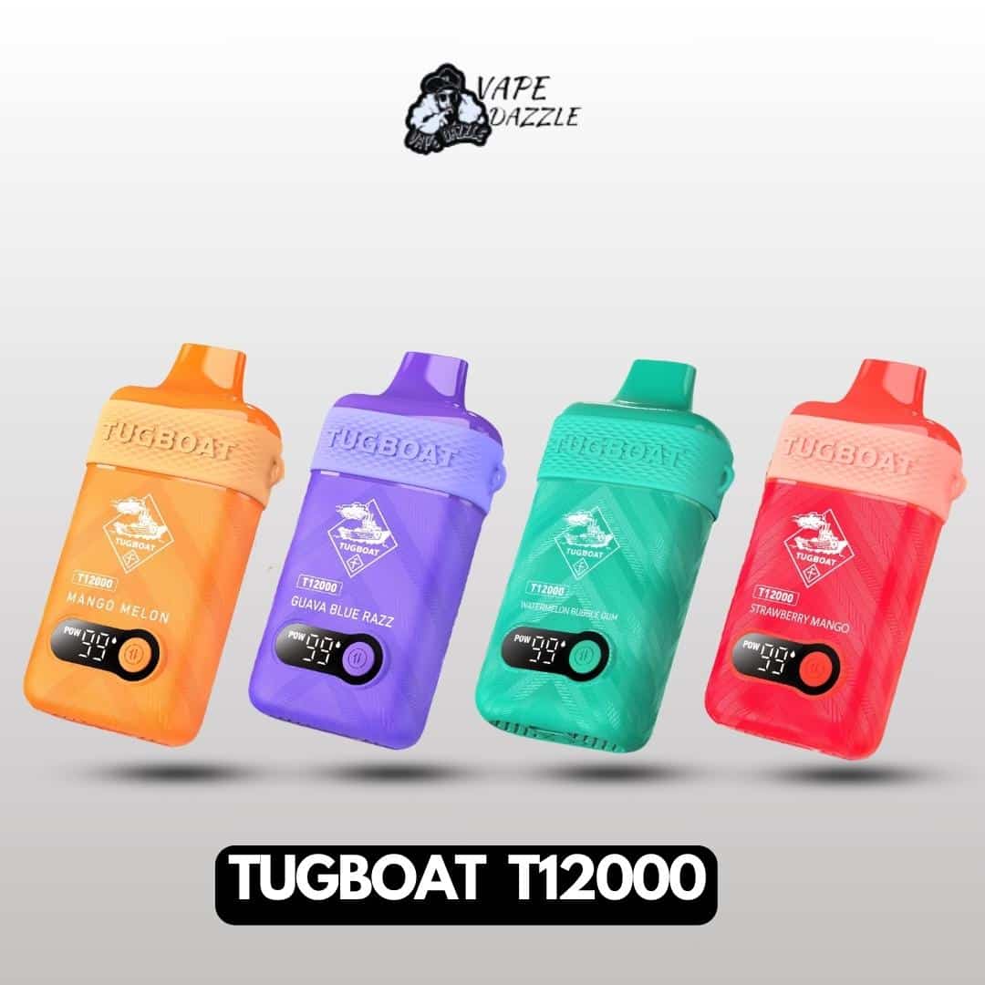 Buy Tugboat T12000 Puffs New vape In UAE Dubai at cheap price